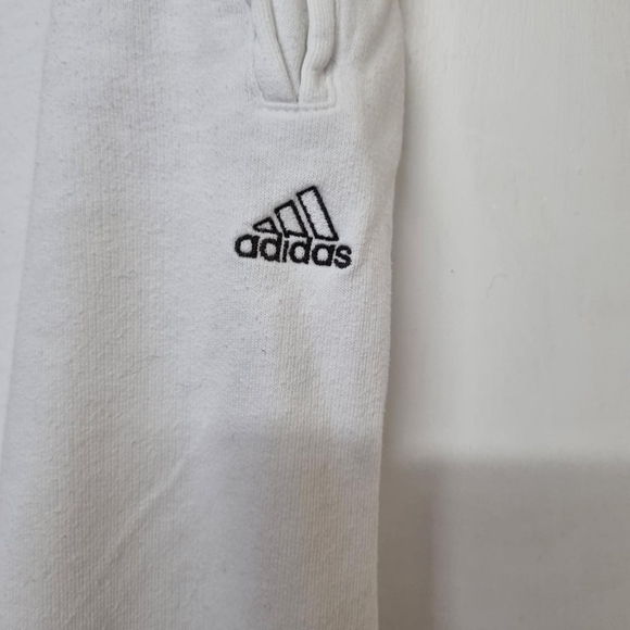 Vintage adidas white joggers 2000 made.Uk 16Pockets Drawstring see description - Picture 3 of 4